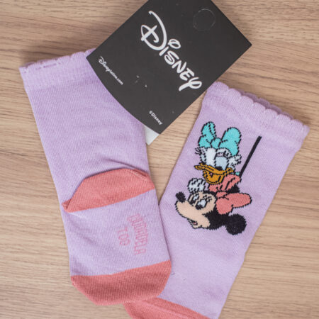 Medias Disney Minnie & Mickey caña alta